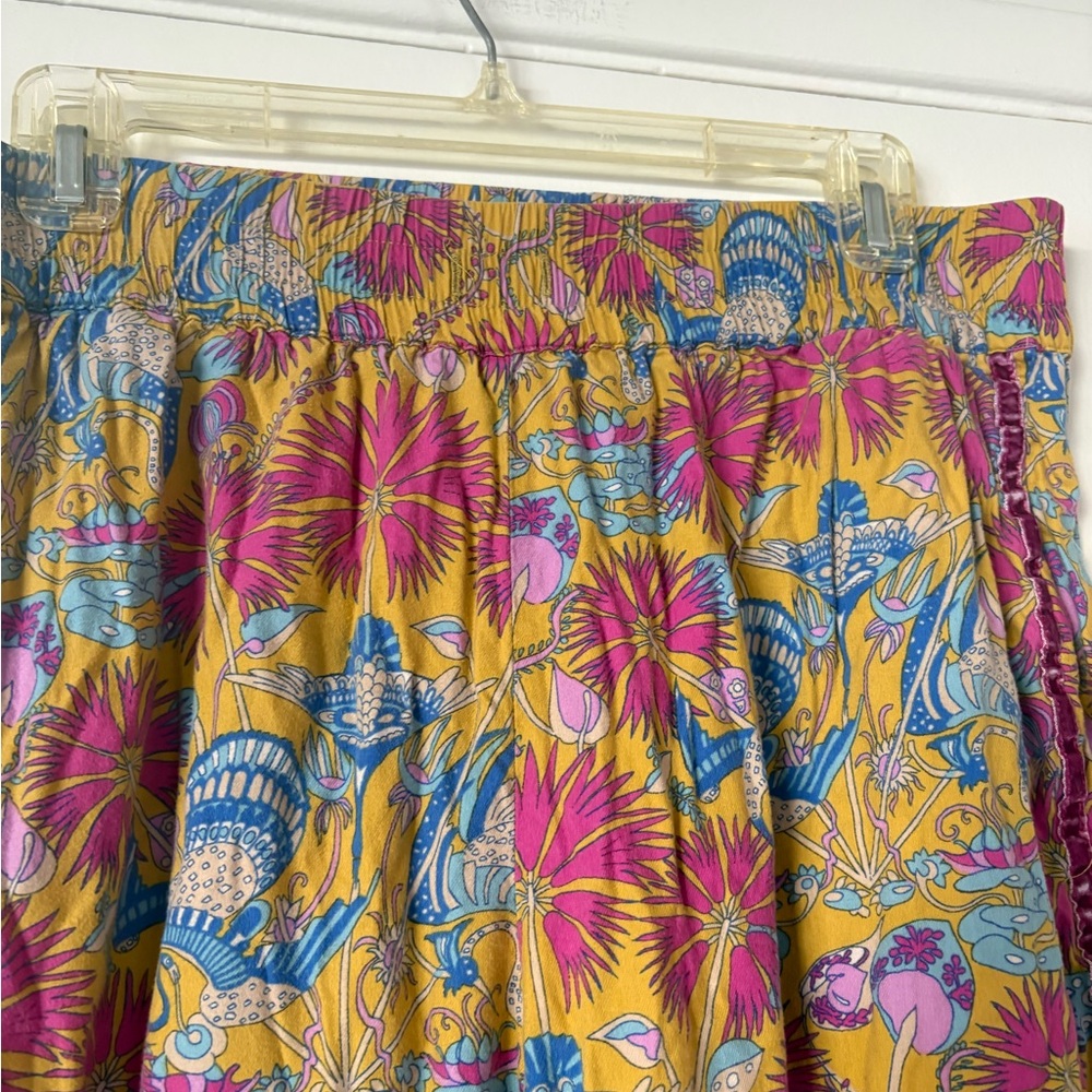 Anthropologie Colorful Floral Lounge Pants Size S - Picture 6 of 9